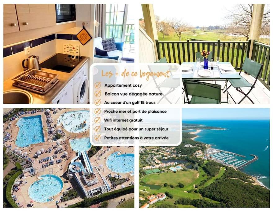 "L'Harmonie" Appartement Cosy 4 Personnes, Vue Golf, Wifi Gratuit Talmont-Saint-Hilaire Exterior foto
